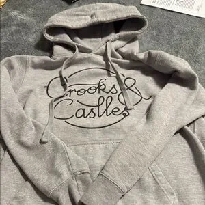 Crooks Castles Sweaters Crooks Castles Heather Gray Pullover